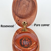 Colophane pour violon de meilleure qualité Colophane légère à faible poussière pour violon alto et violoncelle Boîte en palissandre Instruments à cordes Résine