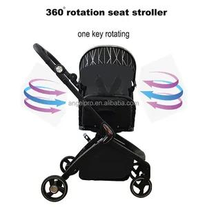 New design 360 degree rotating baby stroller pram hot and mom love it