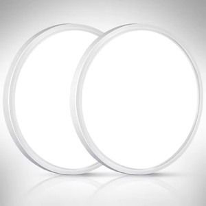 IP45 Tri-preuve <span class=keywords><strong>salle</strong></span> <span class=keywords><strong>de</strong></span> <span class=keywords><strong>bain</strong></span> plafonniers 18W 24W 10/12 pouces rond moderne plafonnier plafonnier pour couloir - Product Image 3