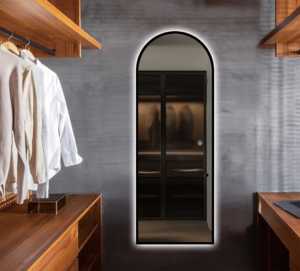 Usine en gros best-seller rétro classique Simple arqué du sol au plafond <span class=keywords><strong>miroir</strong></span> pleine longueur salon <span class=keywords><strong>miroir</strong></span> pour chambre - Product Image 4