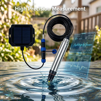 Capteur de nitrate NO3 LoRaWAN à énergie solaire, moniteur de qualité de l'eau sans fil pour l'aquaculture et la surveillance des eaux de surface