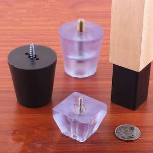 Patins antidérapants en <span class=keywords><strong>silicone</strong></span> transparent pour meubles avec vis, patins coniques pour pieds de meubles, coussinets antidérapants pour canapé et <span class=keywords><strong>chaise</strong></span>, pieds antidérapants bon marché - Product Image 6