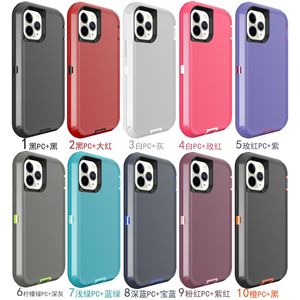 3in1 <span class=keywords><strong>Robot</strong></span> defende cứng Rái Cá hộp điện thoại di động Trường hợp đối với <span class=keywords><strong>iPhone</strong></span> 16 15 14 13 Pro Max trường hợp bao da vành đai Clip đứng Cover quay lại trường hợp - Product Image 6