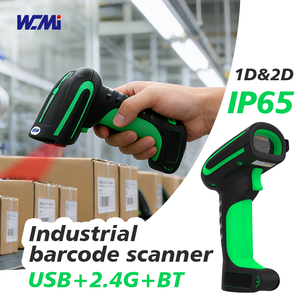 Lecteur de codes-barres 2D portable ultra-robuste WCMI IP65 haute performance avec interface USB 2.4G/BT Garantie de 2 ans - Product Image 1