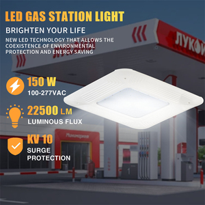 Stock de EE. UU. De alta potencia IP65 impermeable industria <span class=keywords><strong>gasolinera</strong></span> 150W Led Canopy Light - Product Image 2