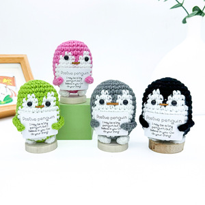 Muñeco <span class=keywords><strong>de</strong></span> Ganchillo Hecho a Mano, Superventas Transfronterizo, Regalo <span class=keywords><strong>de</strong></span> Tejido con Hilo, Energía Positiva, Forma <span class=keywords><strong>de</strong></span> <span class=keywords><strong>Animal</strong></span>, Decoración <span class=keywords><strong>de</strong></span> Escritorio - Product Image 4