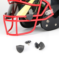 Clips de fixation pour vis de visière de casque de football américain, kit de vis de montage pour accessoires de casque
