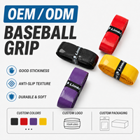 Ruban de haute qualité antidérapant pour batte de baseball, accessoire de grip personnalisé avec logo pour raquette de pickleball, en polyuréthane non tissé ou tissé