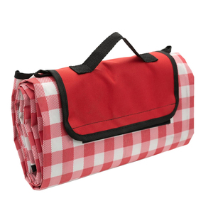 Grande couverture de pique-nique pliable et portable à carreaux, douce, séchage rapide, tapis de plage durable pour le camping, le pique-nique et la plage - Product Image 1
