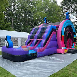 Tiktok Inflatable <span class=keywords><strong>Bouncer</strong></span> House Jumping <span class=keywords><strong>Bouncy</strong></span> Castle Trượt Nước Combo Cho Thuê Bên - Product Image 4