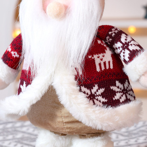 Christmas Plush Toy <b>Xmas</b> Stuffed Doll Holiday Stuffed Animal Soft Decoration Santa Claus Papa Noel Plush Reindeer Elk Snowman - Product Image 3