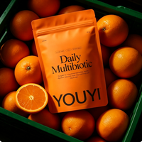 Pochette personnalisée pour snacks, finition mate, fermeture éclair, autoportante, film alimentaire, emballage pour mélange de fruits secs