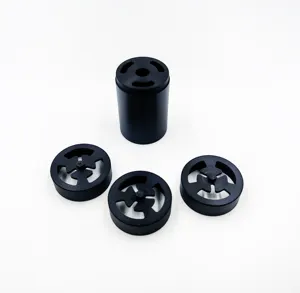 Components High Precision 4 Axis CNC Turned Components Mass Produced Nylon Acrylic Pvc Pom Different Raw ABS Components
