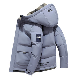 Abrigo de Invierno para <span class=keywords><strong>Hombre</strong></span>, Talla Grande, con Capucha y Cremallera, de Lona, Casual, de Alta Calidad, Grueso, Impermeable, Tipo <span class=keywords><strong>Parka</strong></span> - Product Image 1