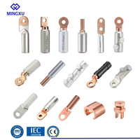 Cosses de compression bimétalliques cuivre-aluminium série DTL-2-95 conformes aux normes CE/IEC, cosses de câble de mise à la terre en cuivre