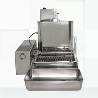 Nouvelle machine à mini-beignets commerciale pour boulangerie avec contrôle automatique de la température de fabrication et de friture, design léger, 220V/110V