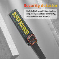 Détecteur de métaux portable HAWKEYE MD-3003B1 pour la détection sûre des métaux, scanner portable de 30 pouces, haute sensibilité, étanche IP67, noir 1