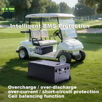 Baterai Lithium LiFePO4 CTS High Power 72V 100Ah 160Ah 200Ah untuk Golf Cart, Kendaraan Utilitas LSV NEV Off-road, Baterai Siklus Dalam
