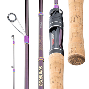 2025 stock di trote che filano Bancy 1.8m 2-6lb d'azione UL trota di carbonio puro - Product Image 1