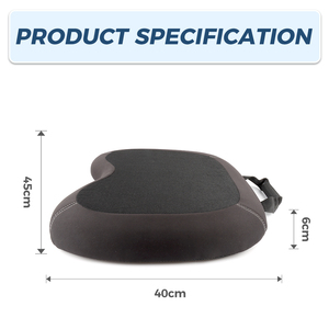 Phong Cách Mới Không Trượt Thoải Mái Siêu Mềm Bộ Nhớ Bọt Ghế Văn Phòng Apple Hình Dạng Ghế Đệm Cho Xe Ghế Sup - Product Image 4