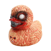 Nuevo regalo creativo, película de terror de resina, pato de figuras coleccionables para Halloween, patos de goma independientes, decoración de escritorio