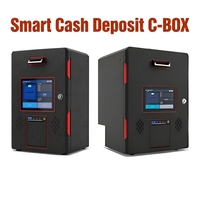 Solution de Kiosque de Paiement Personnalisée avec Écran Tactile pour l'Acceptation de Billets et de Pièces, Impression de Reçus et Fonction de Dépôt d'Argent