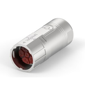 Screw <b>Terminals</b> Connector Cable-to-Cable Circular Connector Plug 6 Position Zinc Alloy PA66 3000 Ohms Model BSTA107NN00480136000 - Product Image 3