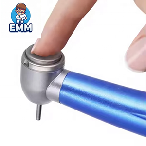 Pièce à main dentaire à haute vitesse, turbine à air en acier inoxydable, tête de couple bleue, pour polissage, équipement dentaire - Product Image 6