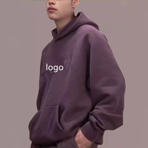 High Quality Custom Embroidered ODM Hoodie Unisex 100% Cotton Eco-Friendly Jersey Streetwear Oversized - Product Image 4