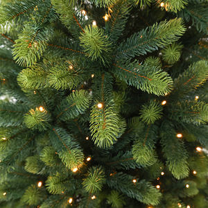 أوراق شجر كاملة واقعية للغاية مع أضواء دافئة مضاءة مسبقًا فاخرة من PE- - Product Image 5