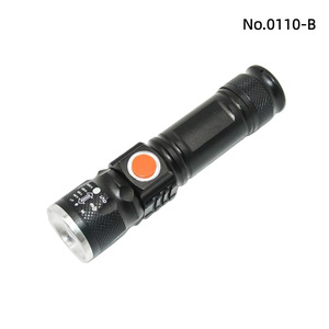 <b>Flashlight</b> Type C Rechargeable 12W <b>LED</b> Aluminum Alloy Zoomable Dimmable Outdoor Use - Product Image 3