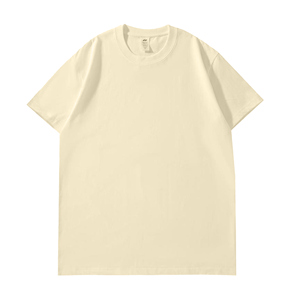 230gsm Streetwear Tee Camiseta de algodón pesado para hombre Camiseta de color sólido de gran tamaño - Product Image 1