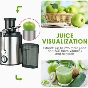 Extractor de Jugos Automático Multifuncional de Acero Inoxidable de Gran Capacidad (1.5L) con Separación de Residuos - Product Image 3