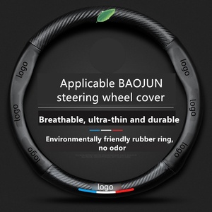Éxito de Ventas en China para Modelos <span class=keywords><strong>Toyota</strong></span>, Estilo Fibra de Carbono + Piel Napa, Universal para Cuatro Estaciones en Negro - Product Image 1