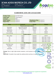 Thực phẩm hữu cơ lớp trơn ELM <span class=keywords><strong>Bark</strong></span> bột chất lượng tốt nhất ELM <span class=keywords><strong>Bark</strong></span> bột - Product Image 3