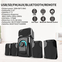 NUEVO Sistema de Cine en Casa con Altavoces 5.1 y Gabinete de Madera, Sistema de Teatro en Casa, Cajas de Altavoces, Bocina
