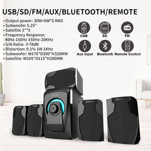 NEW Wooden Cabinet Hifi 5.1 Speaker Home Theatre System Home Theater System Cajas De Altavoces Bocina - Product Image 6