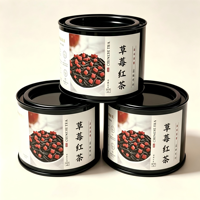 Thé aux herbes naturel de fraise de qualité supérieure, directement de l'usine, 50g, boîte/sachet, saveur fruitée, fait main, qualité supérieure, vente en gros, pour consommation quotidienne