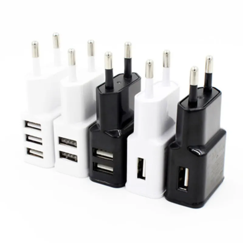 AC DC Universal 5 V Volt Power Adapter Supply Double USB Charger 5V 2A USB Power Adapter Supply 220V TO 5V Converter For phone