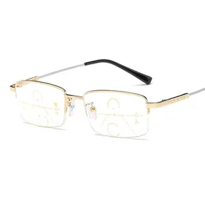 نظارات قراءة جاهزة للتقدم كلاسيكية عتيقة زجاج حقيق نظارات قراءة