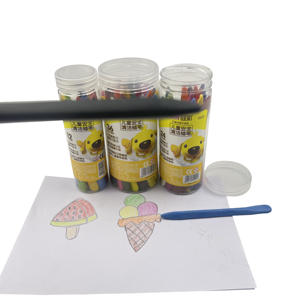 Lot de crayons de cire triangulaires personnalisés en gros, crayons lavables et sûrs avec logo - Product Image 2