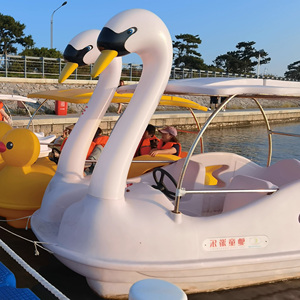 Electric Swan Boat 5~8 Km/h Speed PE CE Certified New 2026 Model Star <strong>Gazing</strong> Tour Stable Design <strong>Water</strong> Play Equipment - Product Image 5