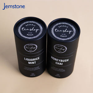 Custom Eco-friendly Tea Blend Cardboard Cylinder <b>Gift</b> <b>Box</b> Packaging Coffee Loose Tea Kraft Paper Tube Packaging - Product Image 3