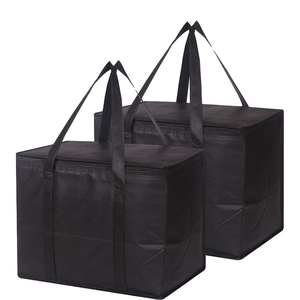 Sac isotherme réutilisable en aluminium pour <span class=keywords><strong>Uber</strong></span> Eats, sac de livraison isotherme pour pizza <span class=keywords><strong>et</strong></span> aliments, avec fermeture éclair - Product Image 1