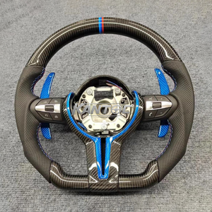 Ajuste para BMW F30 F10 F32 F10 F20 F07 F01 <span class=keywords><strong>E46</strong></span> E60 E90 M3 M4 M5 <span class=keywords><strong>volante</strong></span> de fibra de carbono LED <span class=keywords><strong>M</strong></span> <span class=keywords><strong>volante</strong></span> de rendimiento - Product Image 3