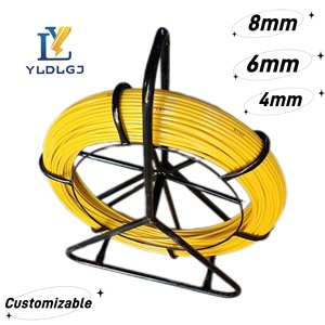 YILI 8MM*150M Cinta <span class=keywords><strong>pasacables</strong></span> <span class=keywords><strong>de</strong></span> <span class=keywords><strong>fibra</strong></span> <span class=keywords><strong>de</strong></span> <span class=keywords><strong>vidrio</strong></span> con jaula y soporte para tirar cables y alambres, accesorios <span class=keywords><strong>de</strong></span> cableado - Product Image 5