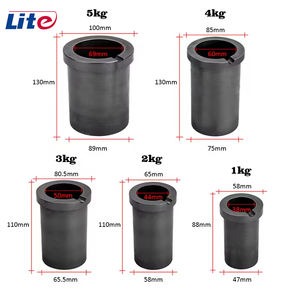 ذوبان المجوهرات الذهبية والفضية لـ فرن بوتقة من الجرافيت وكربيد السيليكون لصهر النحاس الأصفر - Product Image 5