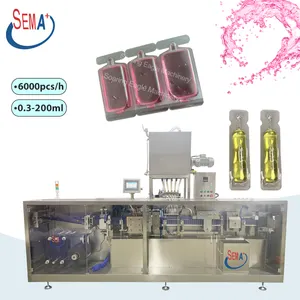 Alu plastic thermoforming veterinary pipettes liquid blister packaging machine automatic