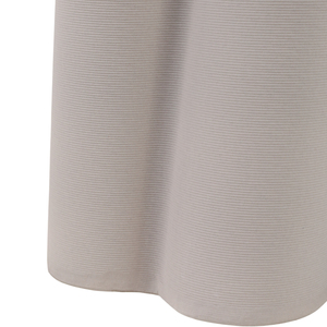 Vase texturé cannelé moderne en grès pour la décoration de salon, chambre, cuisine, comptoir, bureau, table - Product Image 5