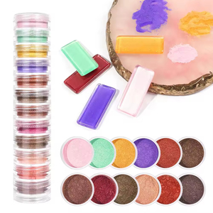 Lot de 6/12 poudres lumineuses pour manucure, pigment DIY pour salon de manucure, néon, marque privée, paillettes bonbons, outil d'art des ongles, vente en gros - Product Image 6